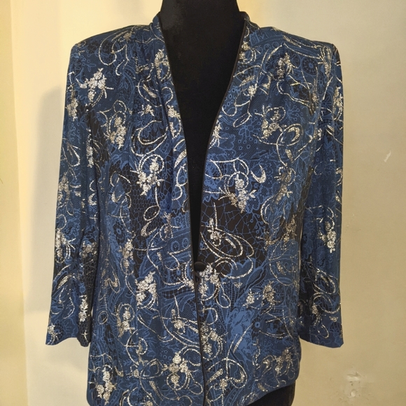 Alex Evenings Jackets & Coats Unique Sparkly Retro Blazer Poshmark
